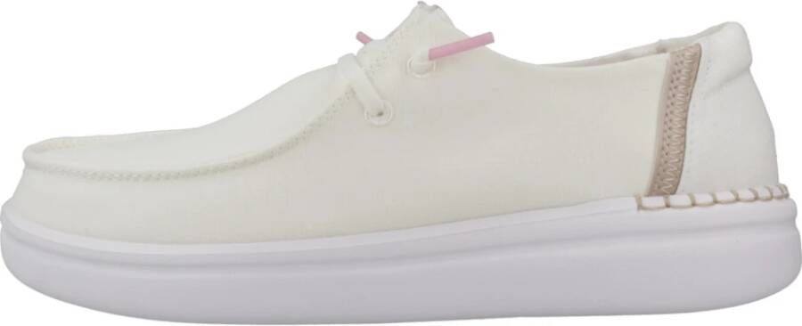 Hey Dude Rise Veterschoenen voor Vrouwen White Dames