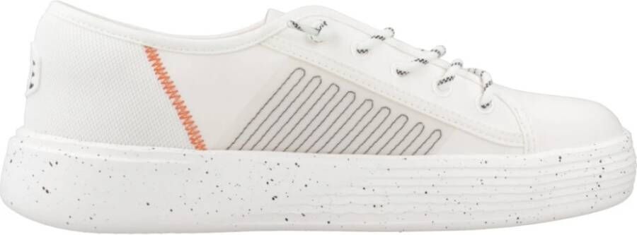 Hey Dude Sportieve Heathered Sneakers White Dames