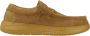 HEYDUDE Wally Comf Suede Heren Instappers Golden Yellow - Thumbnail 2