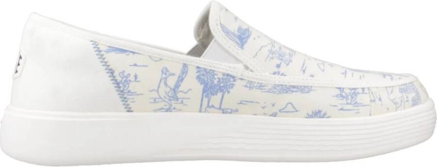 Hey Dude Sunapee Slip On Sneakers White Heren