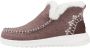 Hey Dude Denny Wool Faux Shearling Schoenen Bruin Vrouw - Thumbnail 2