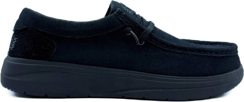 Hey Dude Zwarte Wendy Peak Sneakers Black Dames