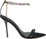 Hibourama Elegante en vrouwelijke satijnen sandalen Black Dames - Thumbnail 1