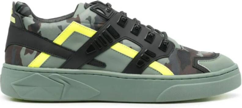 Hide&Jack Militaire Sneakers Mini Silverstone Green Heren