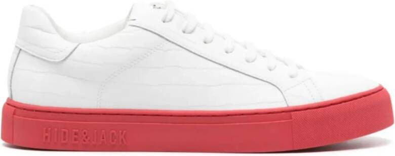 Hide&Jack Rode Sneakers Essence White Heren