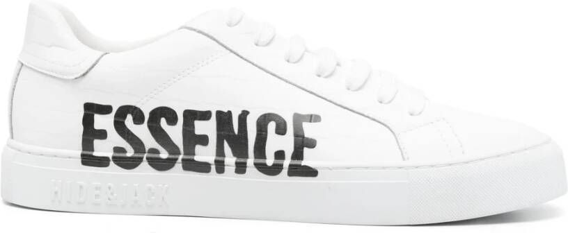 Hide&Jack Witte Lage Top Sneaker Essence White Heren