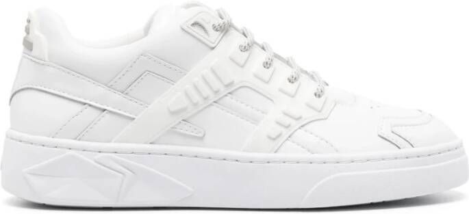 Hide&Jack Zilversteen Leren Lage Sneaker White Heren