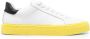 Hide&Jack Zwart Geel Lage Top Sneaker White Heren - Thumbnail 1