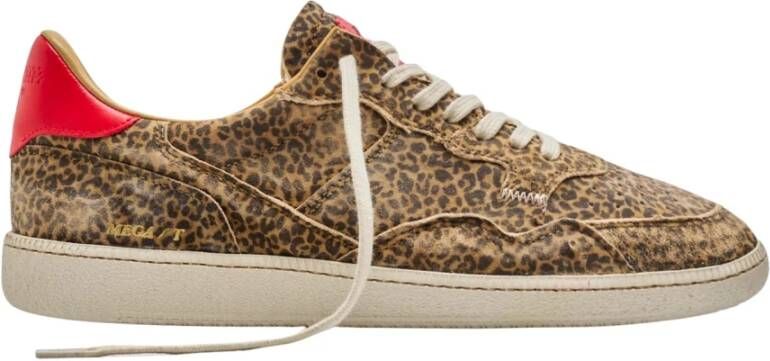 Hidnander Dierenprint Sneakers Brown Dames