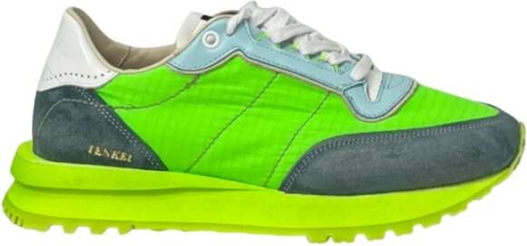 Hidnander Elegante Sneakers voor Heren Groen Heren