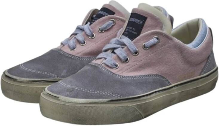 Hidnander Lage Top Sneakers in Pewter Light Pink Dames