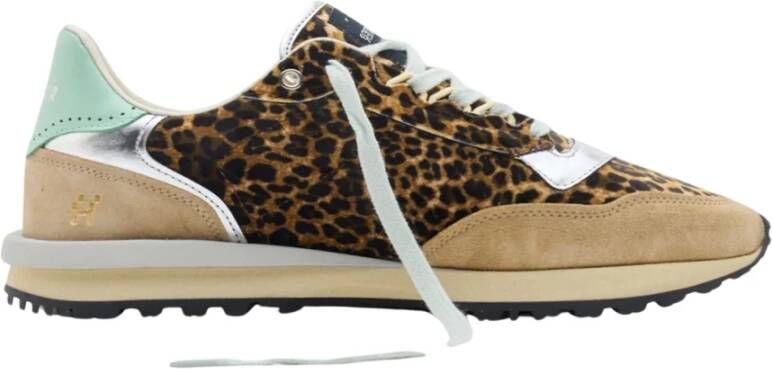 Hidnander Leopard Print Sneakers Brown Dames