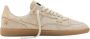 Hidnander Leren lage sneaker met rubberen zool Beige Heren - Thumbnail 1