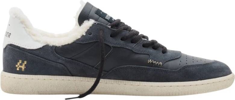 Hidnander Mega T Shearling Zwart Wit Black Dames