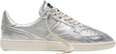 Hidnander Retro Leren Sneakers Grijs Dames