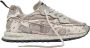 Hidnander Slangeneffect Sneakers Gray Dames - Thumbnail 1