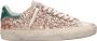 Hidnander Starless Low Sequined Leren Sneakers Yellow Dames - Thumbnail 1