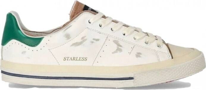 Hidnander Starless Low Wit Khaki Groen Sneakers White Heren