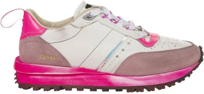 Hidnander Stijlvolle Tenkei Track Edition Sneakers Roze Dames