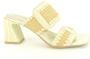 Hispanitas Beige Raffia Muil Sandalen Beige Dames - Thumbnail 1