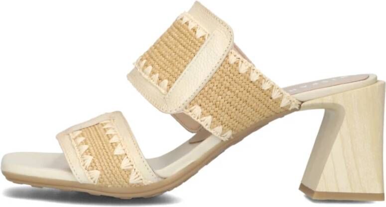 Hispanitas Beige Sandalen voor Dames Beige Dames