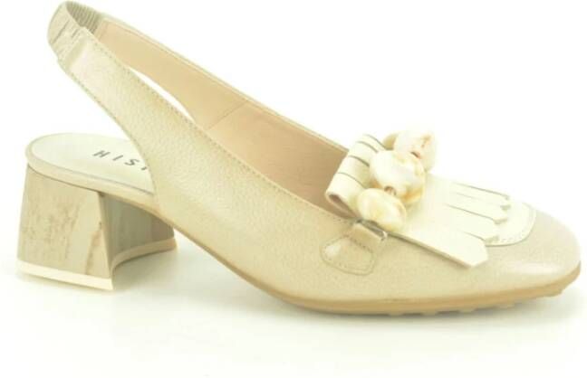 Hispanitas Beige Stenen Stijlvolle Schoenen Beige Dames