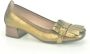 Hispanitas Bronze Pump with Pad Brown Dames - Thumbnail 1