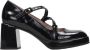 Hispanitas Dames Casual Zwarte Lakleren Schoenen Black Dames - Thumbnail 1