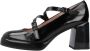 Hispanitas Dames Casual Zwarte Lakleren Schoenen Black Dames - Thumbnail 2