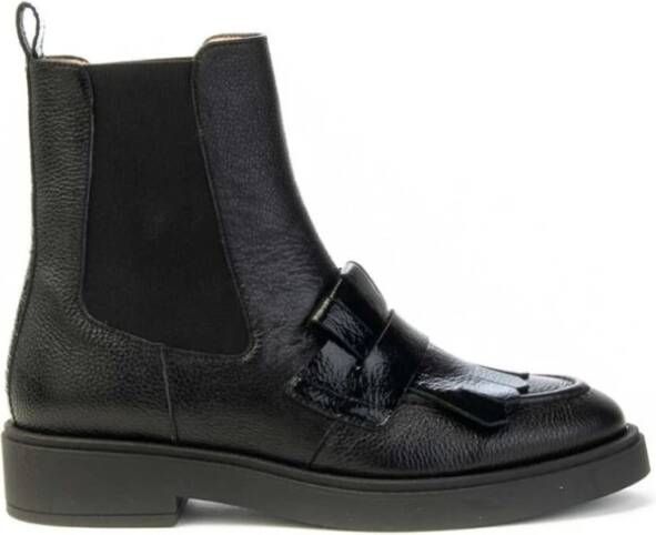 HISPANITAS Chelsea Boots Dames Chi243613 Maat: 37 Materiaal: Leer Kleur: Zwart