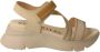 Hispanitas Stijlvolle Platte Sandalen voor de Zomer Beige Dames - Thumbnail 2