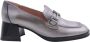 Hispanitas Metallic grijze Milan mocassin schoen Gray Dames - Thumbnail 2