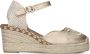 HISPANITAS Espadrilles Dames Hv243449 Maat: 36 Materiaal: Leer Kleur: Goud - Thumbnail 1