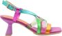 Hispanitas Multi Color Leren Jurk Sandalen Multicolor Dames - Thumbnail 2