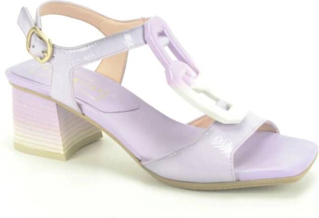 Hispanitas Lila Lace Hoge Hak Sandalen Purple Dames