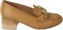 Hispanitas Beige Dames Mocassins met Medium Hak Beige Dames - Thumbnail 1