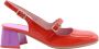 Hispanitas Mary Jane Slingback Schoenen Red Dames - Thumbnail 2