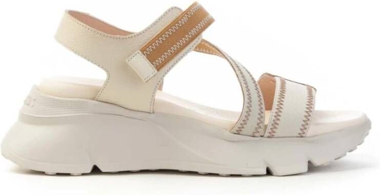 Hispanitas Platform Sandal Jamaica Beige Dames