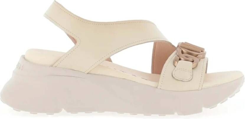 Hispanitas Platte Sandalen White Dames