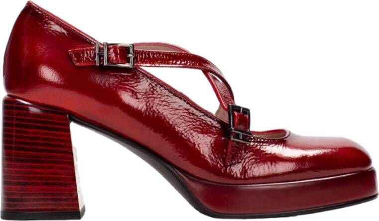 Hispanitas Rode Jurk Damesalon Schoenen Red Dames