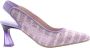 Hispanitas Statement Pumps Purple Dames - Thumbnail 2