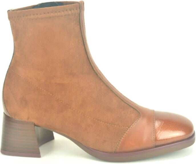 Hispanitas Stijlvolle Cognac Combi Botje Brown Dames