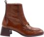 Hispanitas Dames Enkellaars Milan Cuero Hi243727 Cognac - Thumbnail 2