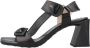 Hispanitas Stijlvolle High Heel Sandalen met Versieringen Black Dames - Thumbnail 1