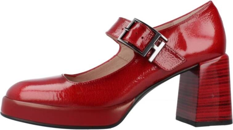 Hispanitas Stijlvolle Hoge Hak Pumps Red Dames