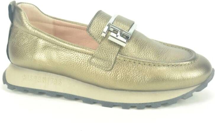 Hispanitas Stijlvolle Loafer Runner Z Yellow Dames