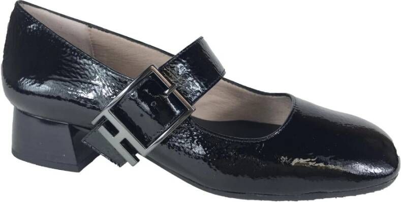 Hispanitas Stijlvolle Mocassins Black Dames