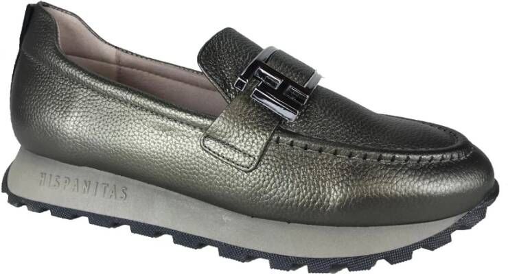 Hispanitas Stijlvolle Mocassins Gray Dames