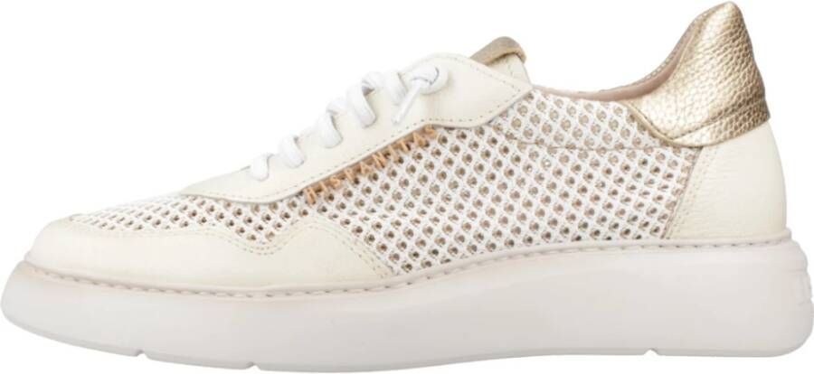 Hispanitas Stijlvolle Sneakers voor Moderne Vrouwen Beige Dames