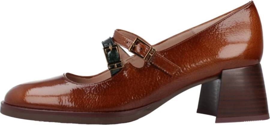 Hispanitas Zapato Tacon Brown Dames